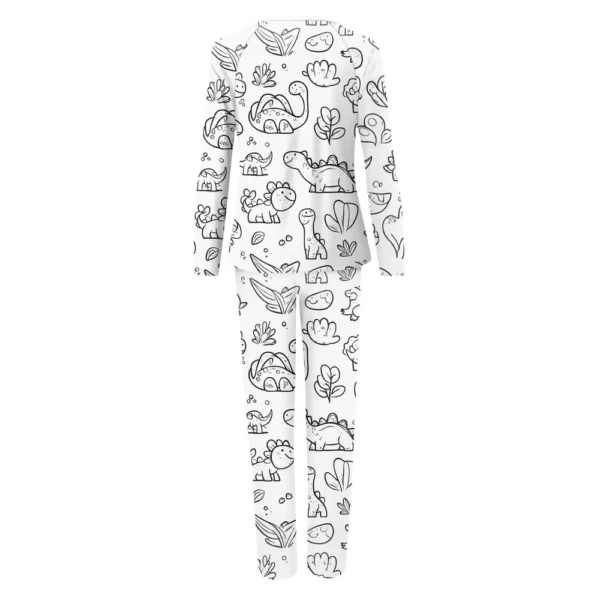 DIY Hand-painted Colorable - Family Clothing - Graffiti Printed Family Suit - Image 5