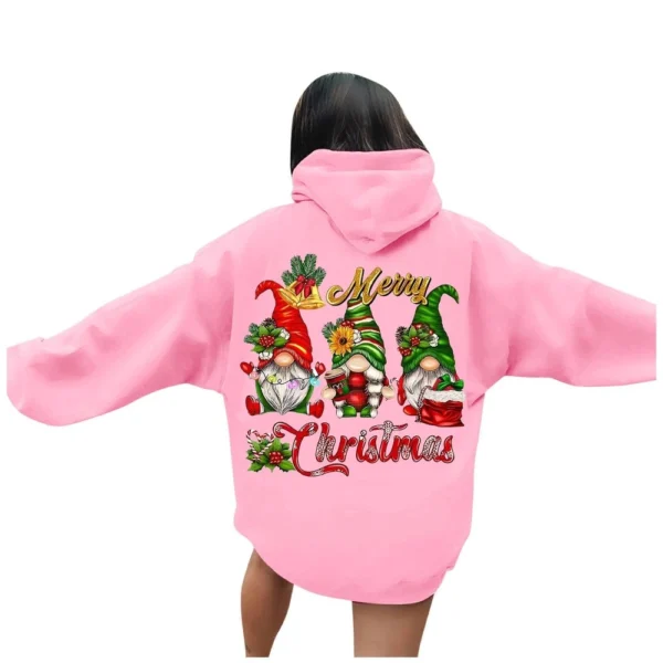 Women's Pullover Lightweight Fashion with Pockets Long Sleeve Hoodies - Image 8