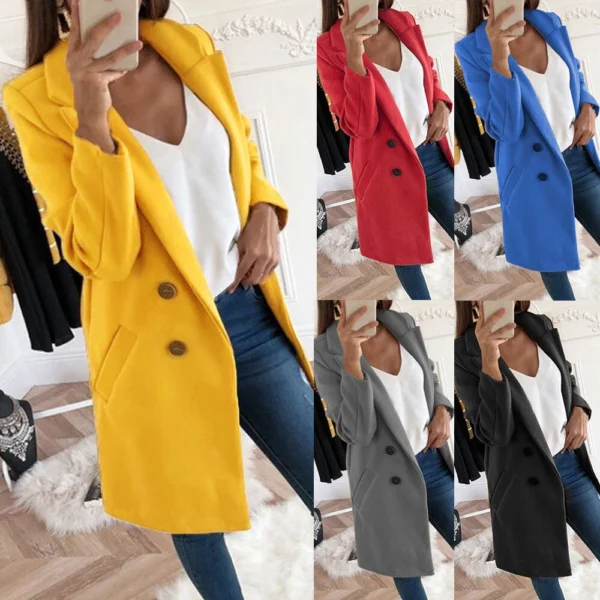 Women's casual suit collar slim fit