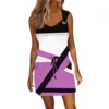 Women's Fashion Casual Printed Sleeveless Drawstring Dress With Pockets - Image 25
