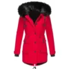 Women's Fashion Plus Fleece Thickened Cotton-padded Winter Coat Pie Overcome - Image 27