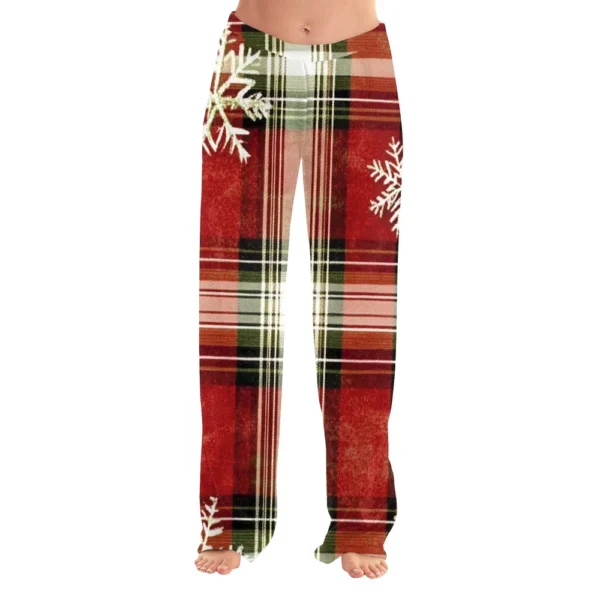 Women's Halloween Printed Casual Pants Drawstring Elastic Waist Drawstring - Image 25