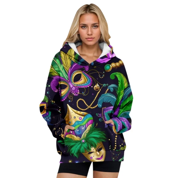 Womens Oversized Sweatshirts Fleece Hoodies Long Sleeve Shirts Pullover Fall - Image 20