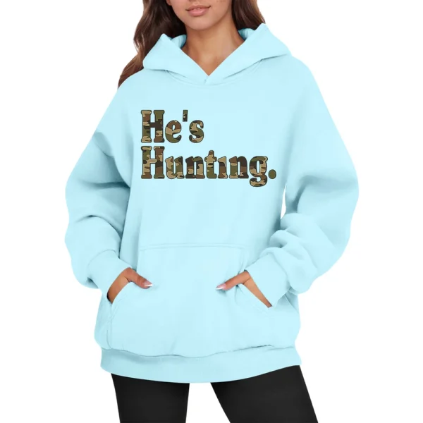 Women's Fashion Women's Lightweight Long Sleeve Pullover With Pockets Preppy - Image 3