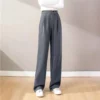 Women's casual long casual loose trousers suit pants women - Image 4