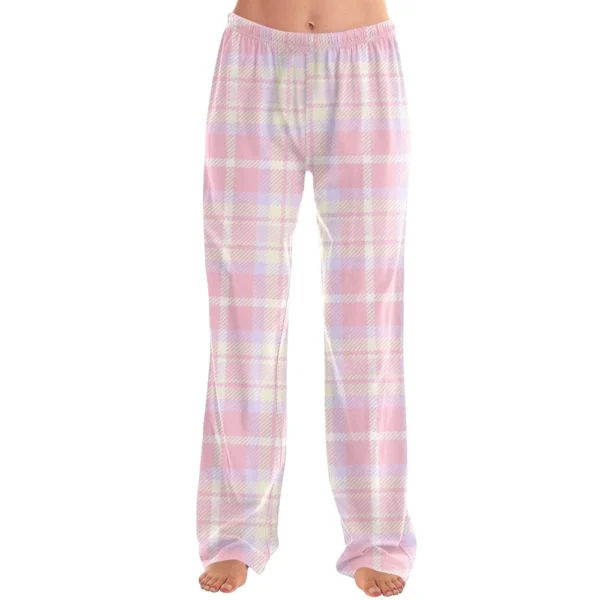 Women's Winter Soild Colored Pants, Full Length Pants, Sports Pants, Home Pants - Image 2
