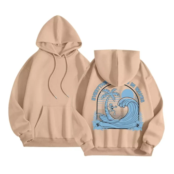 Women's Pullover with Pockets Fashion Long Sleeve Lightweight Hoodies - Image 22