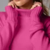 Women's Fall And Winter High Neck Loose Inner Solid Colour Thin Sweater Dress - Image 10