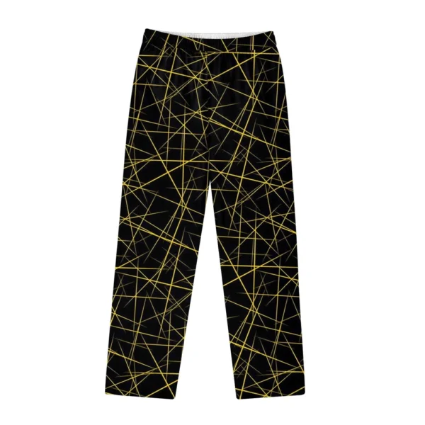 Men's Cotton Knitted Sports Pants Fashion Printed casual Sweatpants With Pockets - Image 9