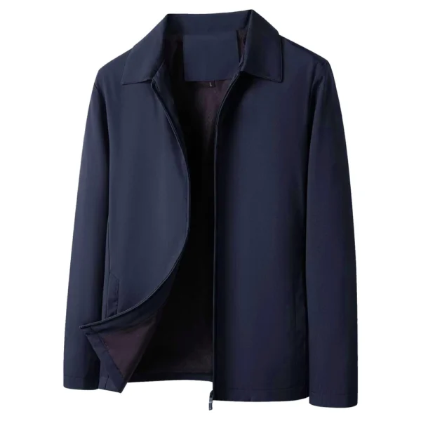 Mens Corduroy Casual Lapel Outdoor Solid Color Stylish Executive Jacket - Image 20