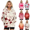 Womens Oversized Sweatshirts Fleece Hoodies Long Sleeve Shirts Pullover Fall