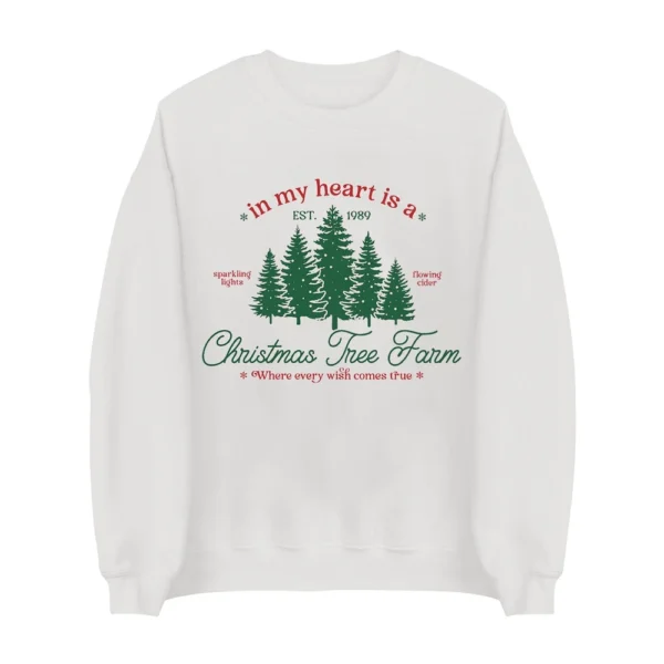 Women's Sweatshirt Sports Christmas Print Pullover Sweatshirt Round Neck Long - Image 7