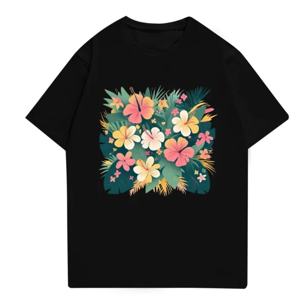 Men's Stand Collar Short Sleeve Shirt Loose Leisure Holiday Shirt Man - Image 4