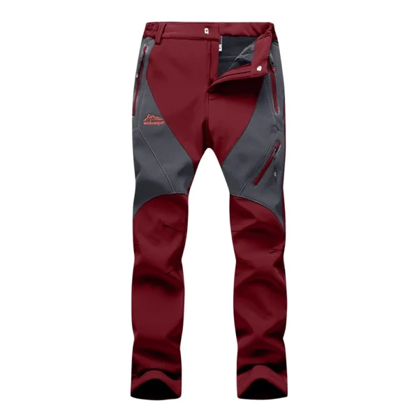 Womens Waterproof Breathable Rain Pants Plush Windbreak Ladies Trousers - Image 22