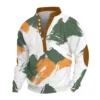 Men's new half zipper long sleeved tactical arm pullover training men's clothing - Image 10