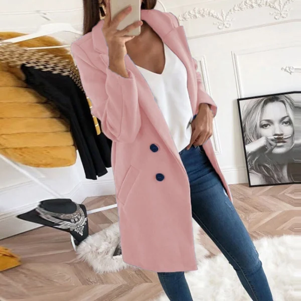 Women's casual suit collar slim fit - Image 23
