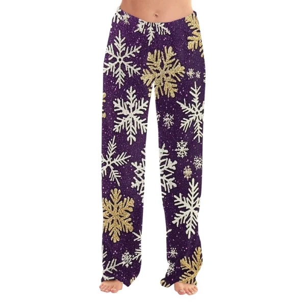 Women's Halloween Printed Casual Pants Drawstring Elastic Waist Drawstring - Image 34
