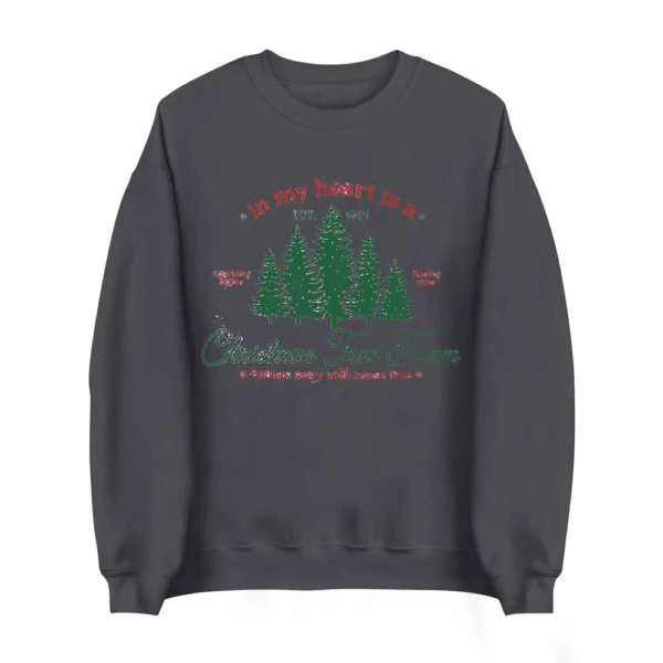Women's Sweatshirt Sports Christmas Print Pullover Sweatshirt Round Neck Long - Image 6