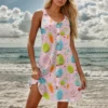 Women's Printed Easter Dresses Casual Sundresses Summer Fashion Loose Dress - Image 25