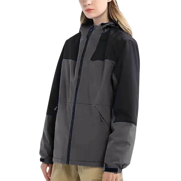 Women's Outdoor Lightweight Color Combination Waterproof Windproof Plus Size - Image 17