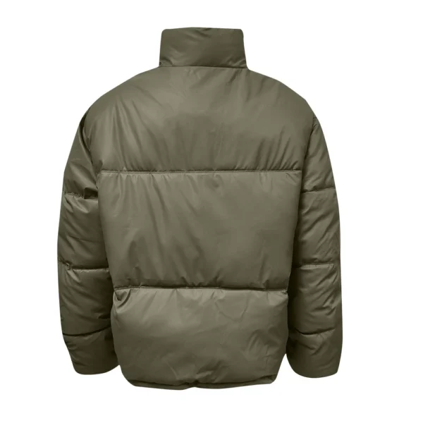 Women's Short Winter Warm Cotton Jacket Single Breasted Zipper Jacket - Image 12