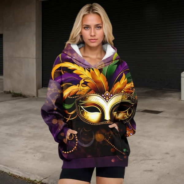 Womens Oversized Sweatshirts Fleece Hoodies Long Sleeve Shirts Pullover Fall - Image 16