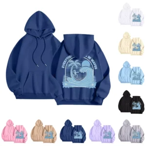 Women's Pullover with Pockets Fashion Long Sleeve Lightweight Hoodies