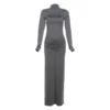 Women's sexy solid color temperament dress - Image 11