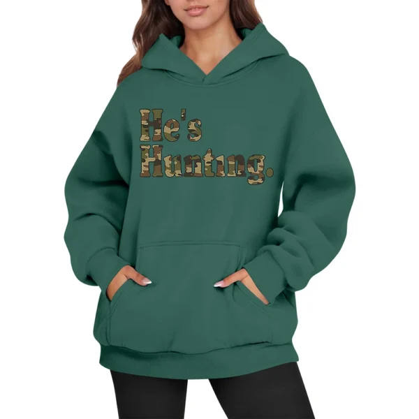 Women's Fashion Women's Lightweight Long Sleeve Pullover With Pockets Preppy - Image 17
