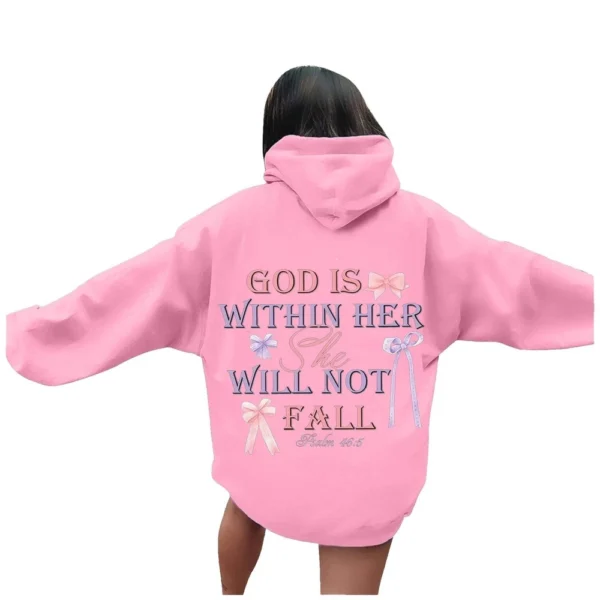 Women's Fashion Lightweight Pullover with Pockets Long Sleeve Hoodies - Image 2