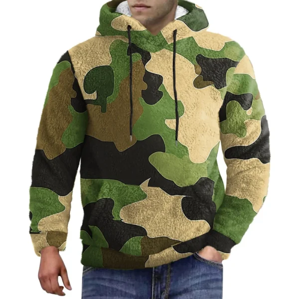 Hooded Sports Tracksuit Unisex Running Outfits Long Sleeve Pullover Hoodies - Image 13