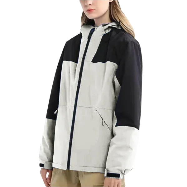 Women's Outdoor Lightweight Color Combination Waterproof Windproof Plus Size - Image 38