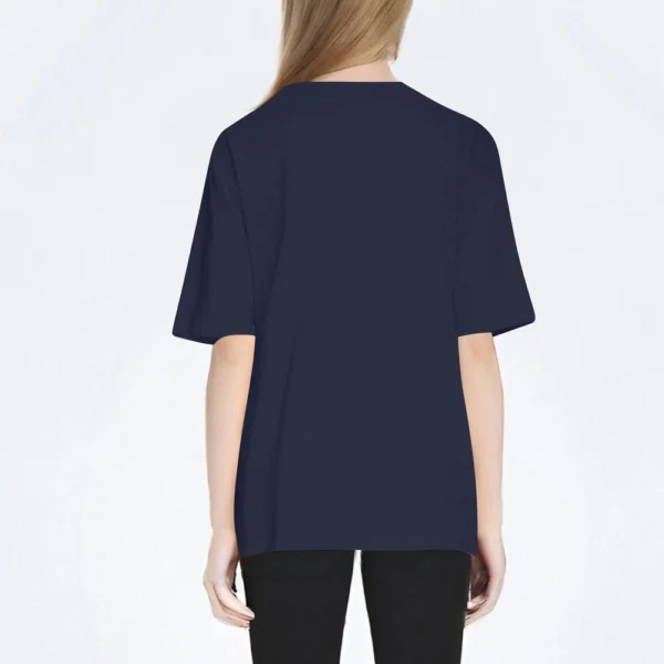 Women's Loose Daily Casual Round Neck Short Sleeved Fashion Printed T-Shirt - Image 12