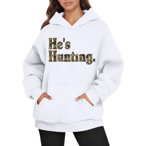Women's Fashion Women's Lightweight Long Sleeve Pullover With Pockets Preppy - Image 7