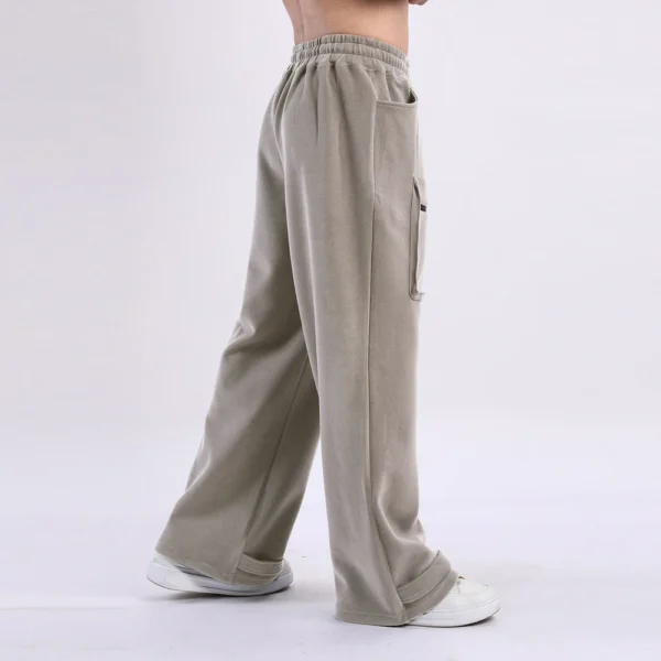 Men's Casual Sports Pants Loose Long Panel Fitness Running Cargo pants - Image 8