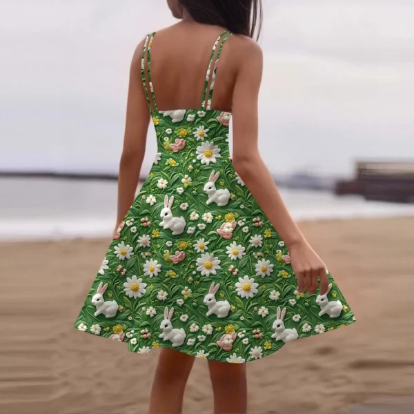 Women's Casual Fashion Print Sexy Off Shoulder Punk Retro Dress Retro Dress - Image 12
