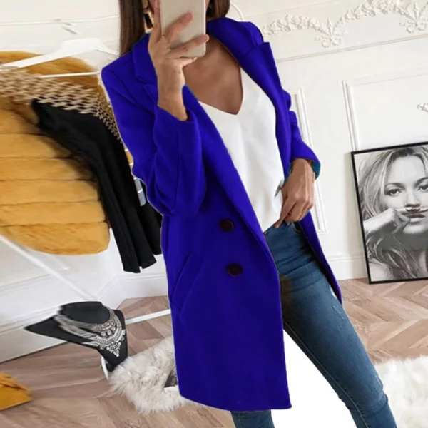 Women's casual suit collar slim fit - Image 10