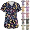 Women's Short Sleeved Loose Daily Fashion Printed Casual Round Neck T-Shirt