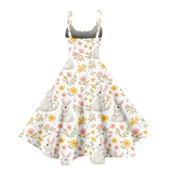 Women's Sundresses Dresses Fashion Casual Easter Summer Printed Loose Dress - Image 11