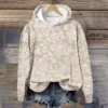 Women's Tops Sweatshirt Print Round Neck Hooded Casual - Image 13