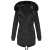 Women's Fashion Plus Fleece Thickened Cotton-padded Winter Coat Pie Overcome - Image 14