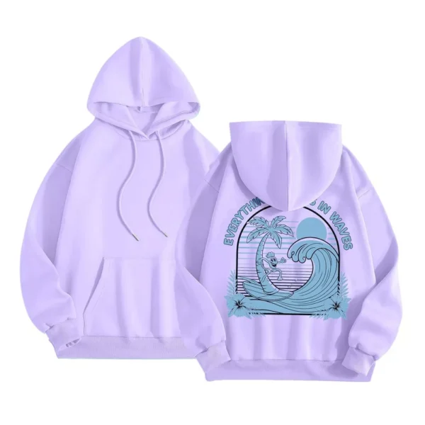 Women's Pullover with Pockets Fashion Long Sleeve Lightweight Hoodies - Image 28
