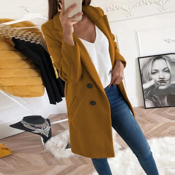Women's casual suit collar slim fit - Image 11