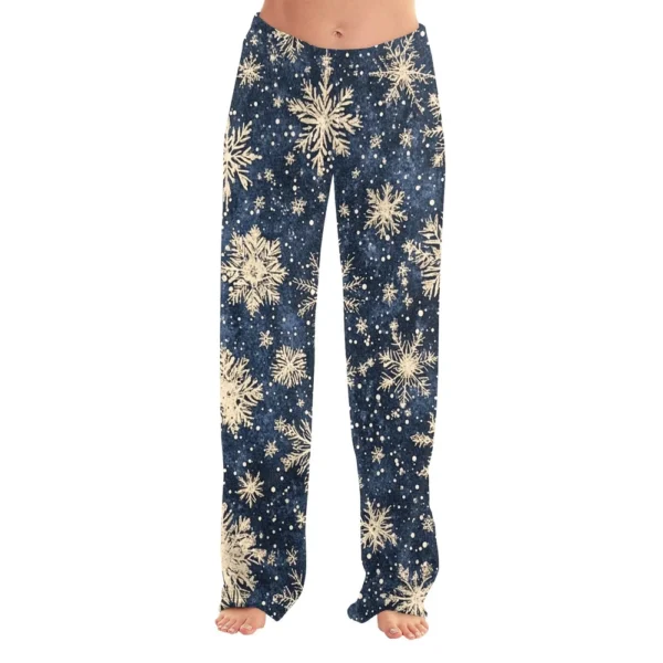 Women's Halloween Printed Casual Pants Drawstring Elastic Waist Drawstring - Image 34