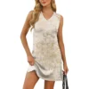 Women's V-neck Summer Casual Beach Vacation Women's Sleeveless Vintage Print - Image 70