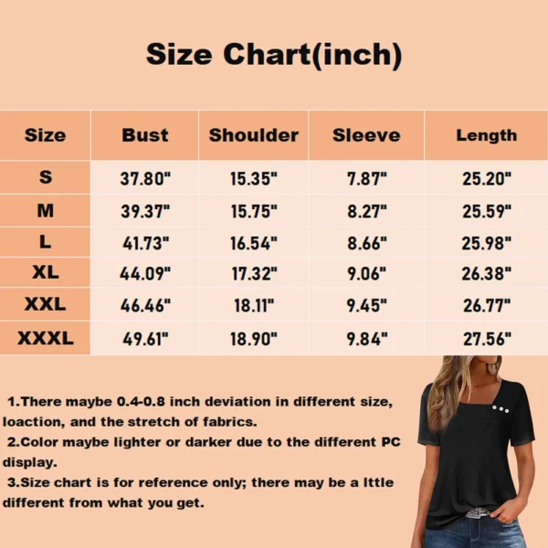 Women's Printed Casual Fashion Loose Daily Short Sleeved Round Neck T-Shirt - Image 10