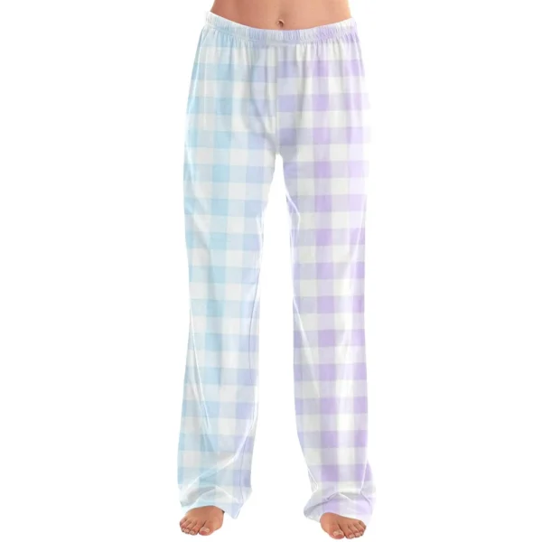Women's Winter Soild Colored Pants, Full Length Pants, Sports Pants, Home Pants - Image 7