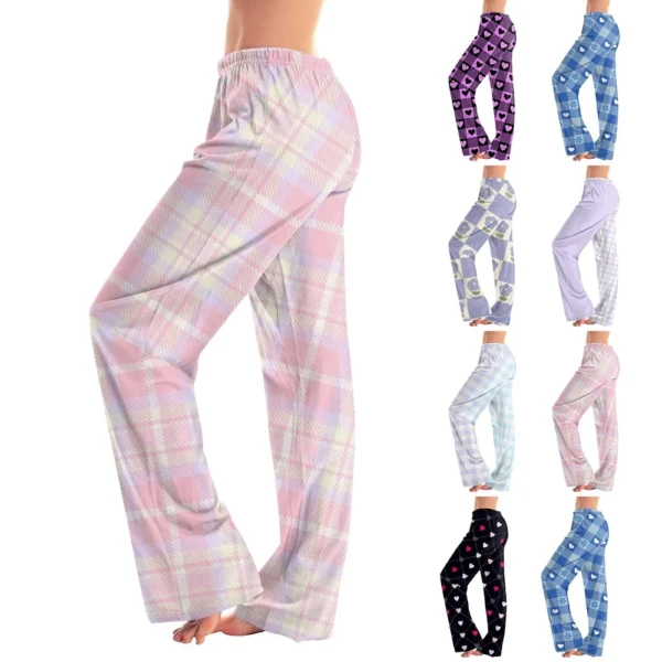 Women's Winter Soild Colored Pants, Full Length Pants, Sports Pants, Home Pants