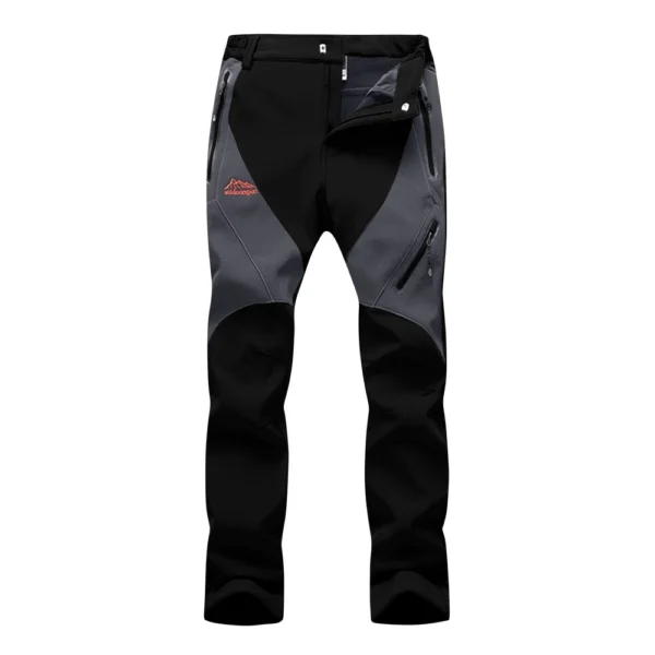 Womens Waterproof Breathable Rain Pants Plush Windbreak Ladies Trousers - Image 13
