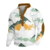 Men's new half zipper long sleeved tactical arm pullover training men's clothing - Image 25